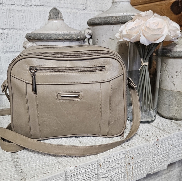 Leather Crossbody/Shoulder Bag Organizer - Picture 3 of 6